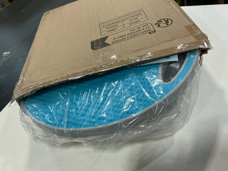 Condition photo showing Good Condition for yes4all upgraded wobble balance board, 16.34" tpe non-slip, stability board for home gym, standing desk & physical therapy a. sky blue