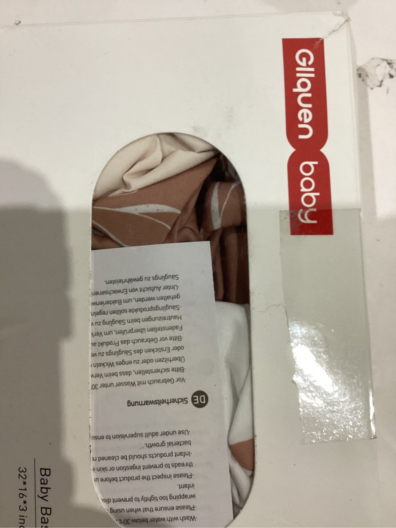 Gllquen Baby Bassinet Sheets 4 Pack, Breathable Cozy Fitted Mattress Sheet, Elastic Travel Crib Fash