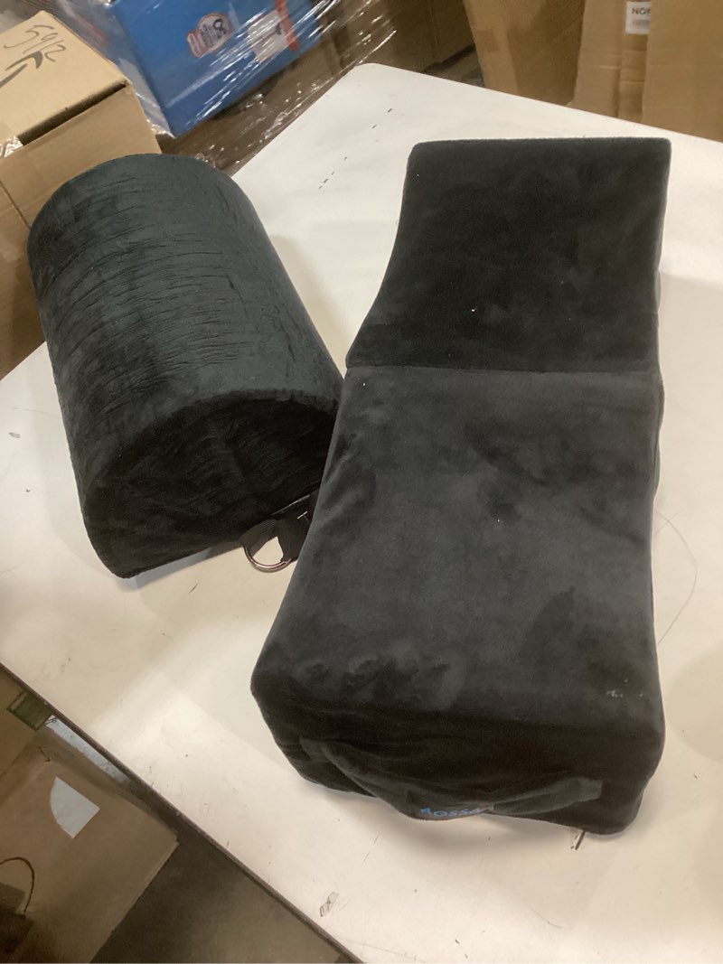 Condition photo showing As Is for AOSSA BBL Pillow After Surgery for Butt, Brazilian Butt Lift Booty Back Support Cushion, BBL Chair Pillows Recovery for Sitting Driving, Post Surgery Lifting Seat Cushion Combo (Black)