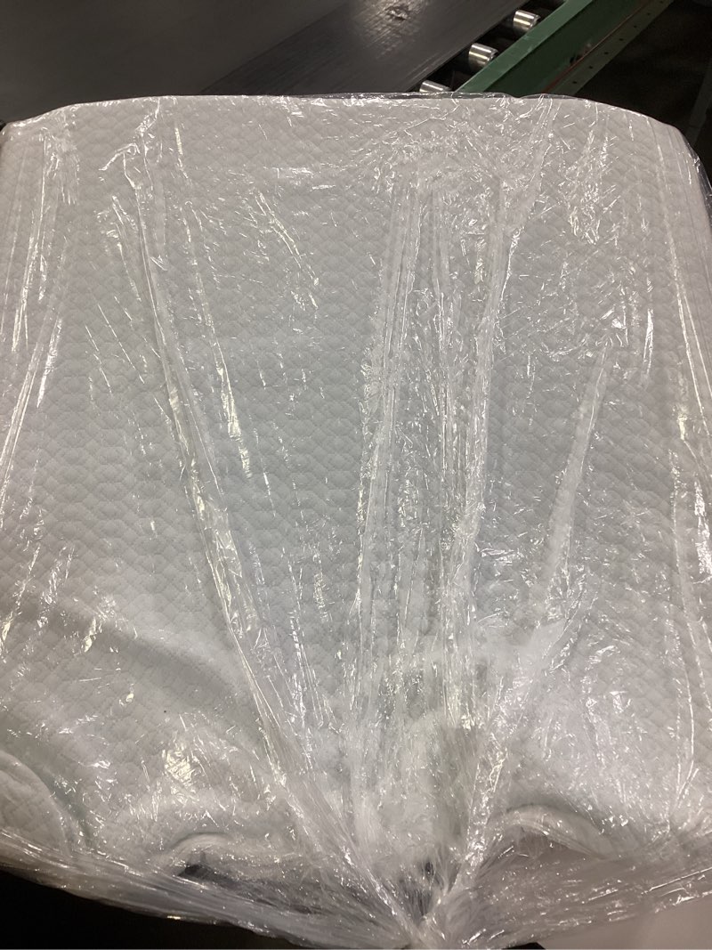 Condition photo showing Good Condition for Wedge Pillow for Sleeping & Resting, 24"x24"x10" Memory Foam Cushion with Grey and White Patterned Polyester Cover, Ideal for Bedroom & Living Room – Comfortable Support for Adults Grey & White 10 inch