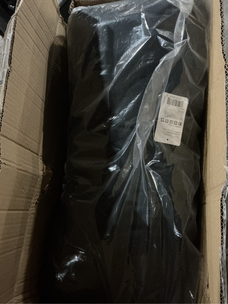 Condition photo showing Good Condition for Gaiam Round Yoga Bolster Pillow, Soft Meditation Cushion for Yoga, Massage and Back Support, Breathable Cotton Fill, Zippered Microfiber Cover, Easy-Carry Handle, Machine Washable Black