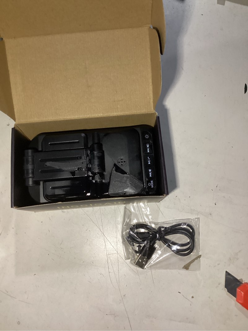 Condition photo showing As Is for Wireless Induction Bluetooth Speaker with Phone Stand, Christmas Birthday Gifts for Men Women , Stocking Stuffers for Teen Girls Boys, Portable Speakers with RGB Lights for iPhone/iPad/Android/Tablet