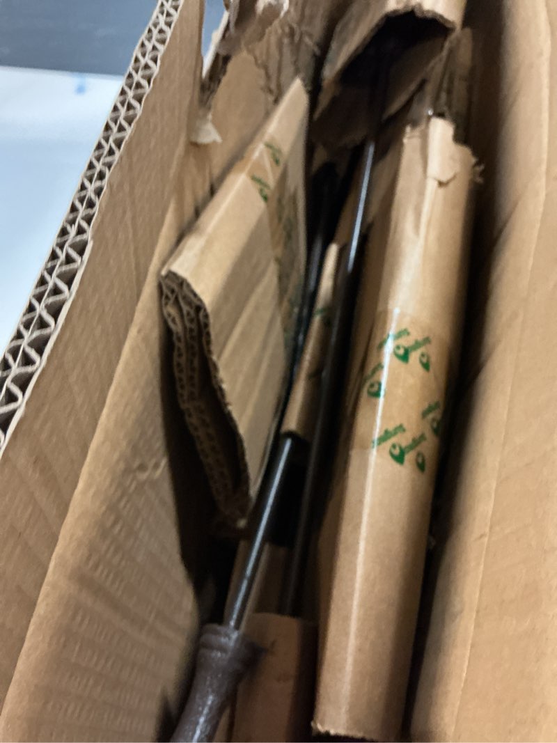 Condition photo showing New/Like New for chimney fireplace tool set 4 pcs with stand 60 cm