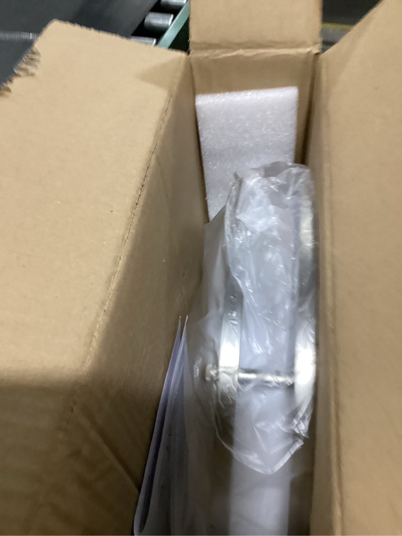 Condition photo showing New/Like New for 13 inch Flush Mount LED Ceiling Light Fixture, 2700K/3000K/3500K/4000K/5000K Adjustable Ceiling Lights, Brushed Nickel Saturn Dimmable Lighting for Hallway Bathroom Kitchen or Stairwell, ETL Listed 13 inch Brushed Nickel