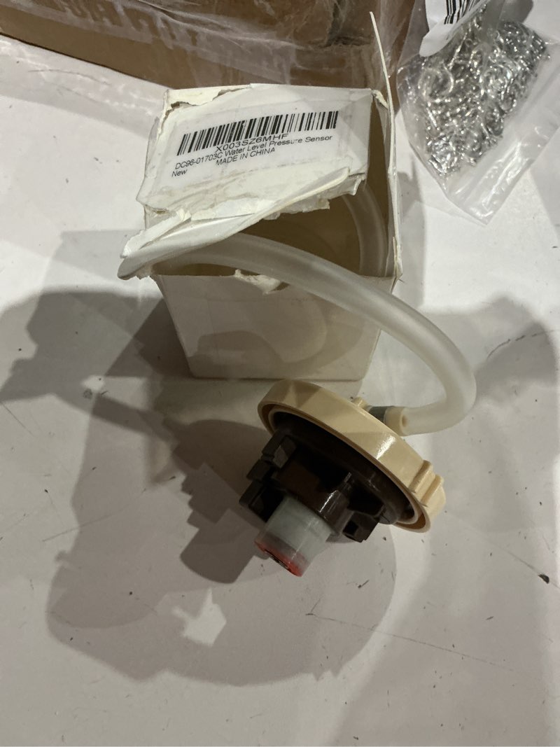 Condition photo showing Good Condition for dc96-01703c washer water level pressure sensor switch assembly for samsung washing machine wa400pjhdwr, wa40j3000aw replacement parts, replace ps4217081 ap5581361