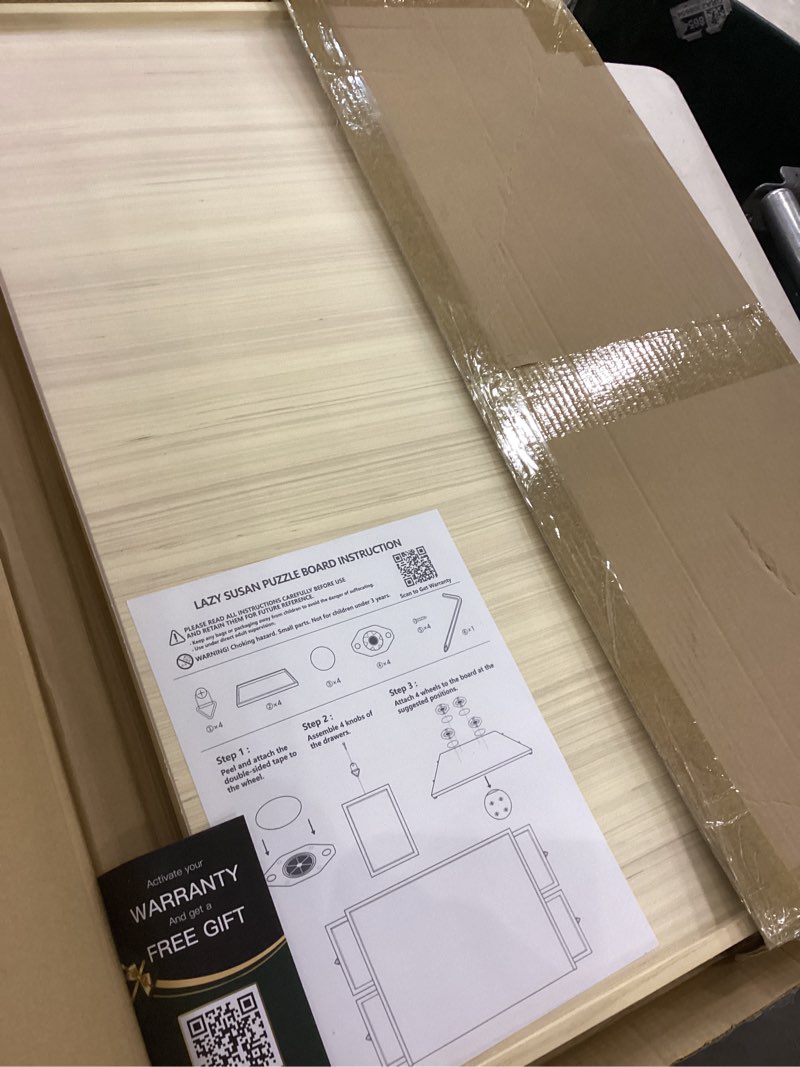 Lazy susan puzzle board