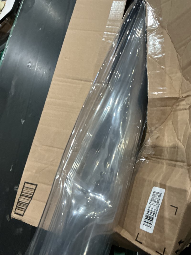 Condition photo showing As Is for office chair mat for hardwood floors, easy glide office mats for rolling chairs, clear rolling chair mat for