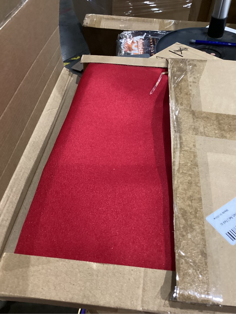 Condition photo showing New/Like New for sancua 2 Pack Red Tablecloth 60 x 102 Inch, Rectangle 6 Feet Table Cloth - Stain and Wrinkle Resistant Washable Polyester Table Cover for Dining Tables, Buffet Parties and Camping Red 2 Pack 60x102 Inch Tablecloth