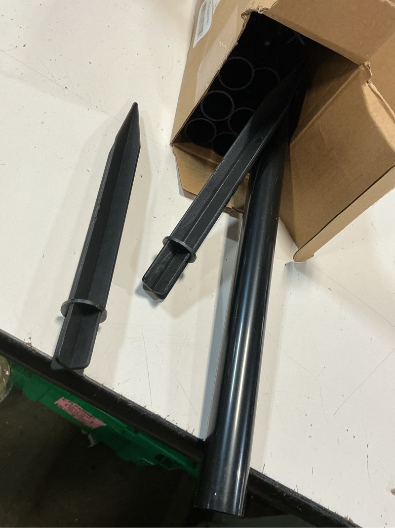 Condition photo showing Good Condition for chunful 8 kit solar light stakes replacement lame lamp extension pole ground stake and joint connector kit for outdoor garden backyard(12.2 inch)