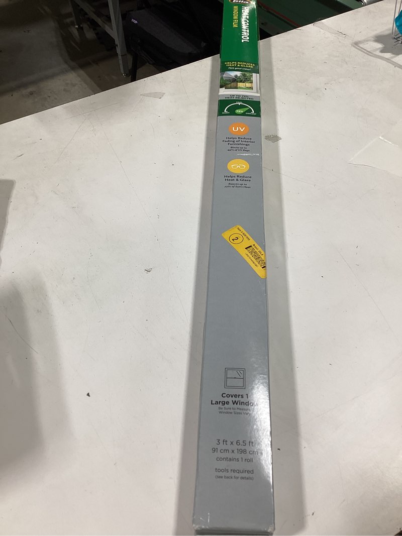 Condition photo showing New/Like New for gila 36-in x 78-in titanium heat-control window film