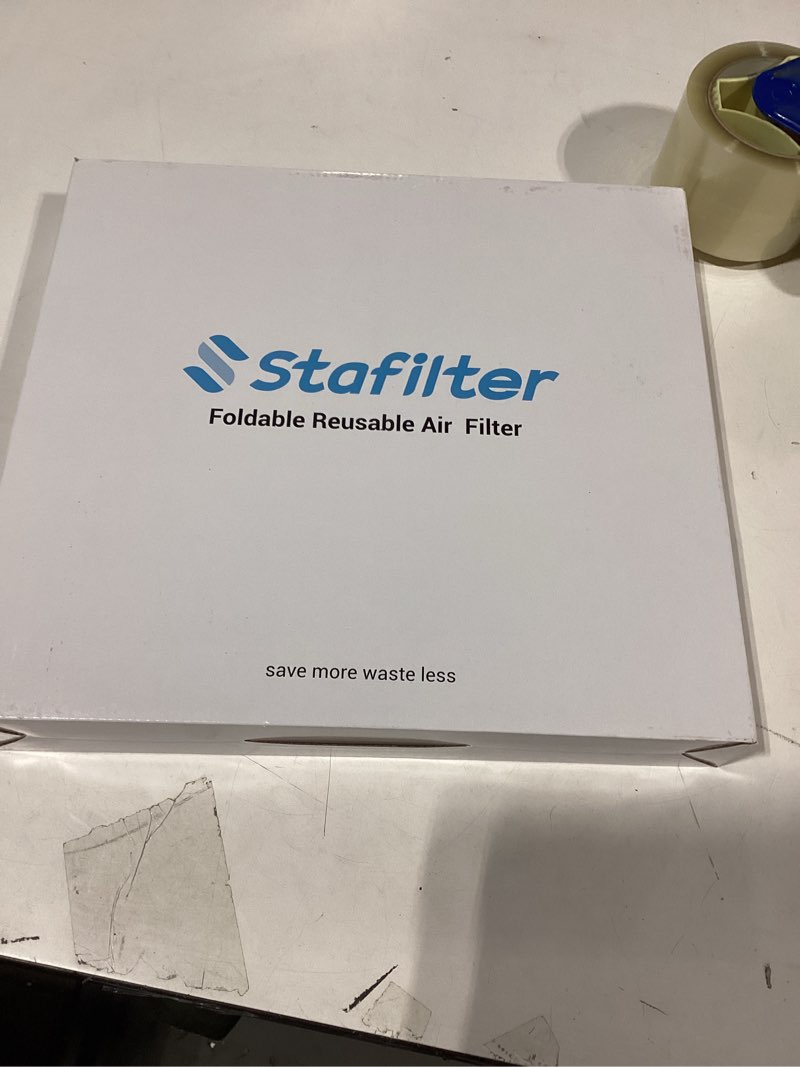 Condition photo showing New/Like New for Reusable 14x25x1 Air Filter (MERV 8), 1 Foldable Frame + 6 Refills (Not Individual Filters), Greener HVAC AC Furnace Air Filters MPR 700&FPR 5(Actual Size:13.75"x24.75"x0.75") 14x25x1 (MERV 8) 1 Frame & 6 Refills