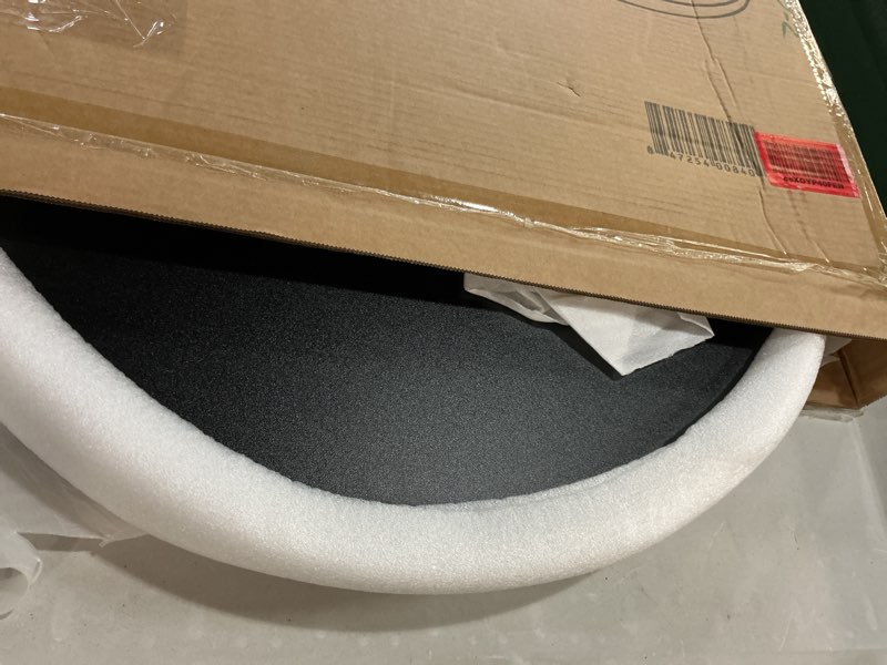 Condition photo showing Good Condition for flash furniture glenbrook 24'' round table top with black or mahogany reversible laminate top