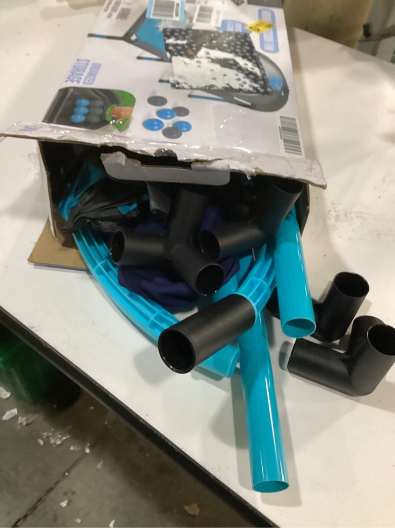 Condition photo showing Good Condition for eastpoint spring fling bounce game - black/blue durable pvc construction - 6 balls, 20in trampoline & 29.5in x 24in target - dynamic reflex game, sports activities for boys, organizer for easy storage