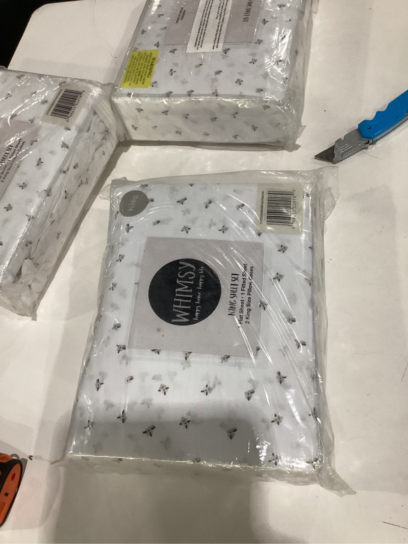 Whimsy king sheet set