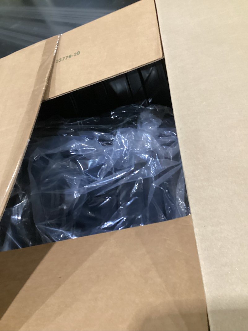 Condition photo showing Good Condition for flame king dual 20lb lp propane tank light plastic heavy duty cover for rv, travel trailer, camper - black black propane tank cover