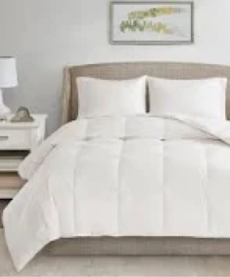 True North by Sleep Philosophy Down Twin Comforter Set, Oversized, Heavyweight 300gsm Fill, Goose Fe