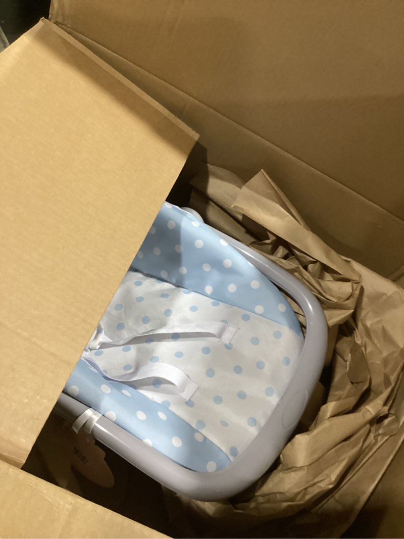 Condition photo showing Good Condition for JC Toys - for Keeps Playtime | 2 in 1 Baby Doll Swing and Portable Carrier | for Dolls up to 18" | Ages 3+ | Blue Blue Swing