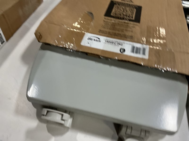 Condition photo showing New/Like New for bemis 1500ec durable wood toilet seat with easy clean hinges, made in usa, elongated, ice grey elongated 1-pack elongated