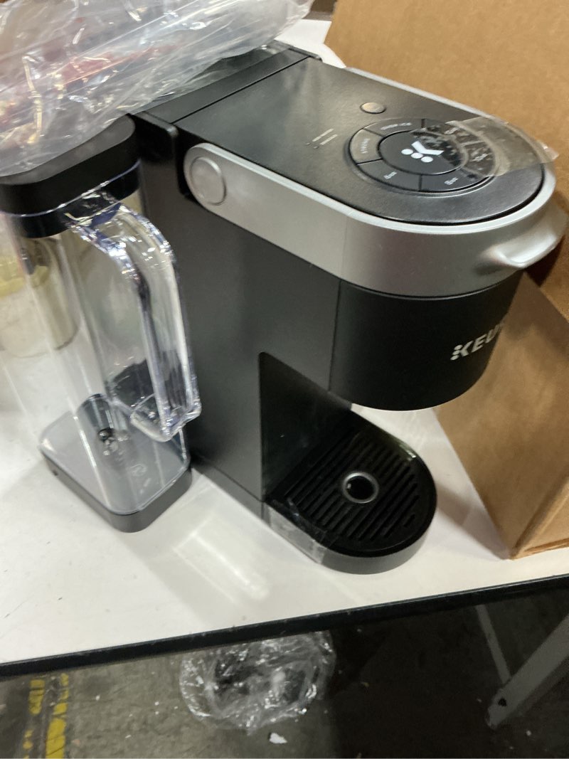 Condition photo showing As Is for Keurig K-Supreme Single Serve K-Cup Pod Coffee Maker, MultiStream Technology, 4 Brew Sizes, 66oz Dual-Position Removable Reservoir, Black Black Coffee Maker