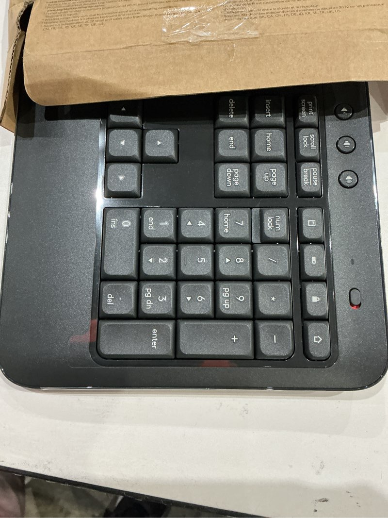 Condition photo showing As Is for (incomple, missing piece)logitech mk540 advanced wireless keyboard and mouse combo for windows, 2.4 ghz unifying usb-receiver, multimedia hotkeys, 3-year battery life, for pc, laptop 2024 modele