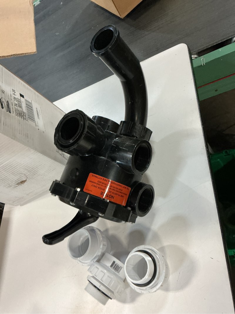 Condition photo showing Good Condition for praher sm2-sr2 - multiport valve, side mount with 2-inch sta-rite plumbing