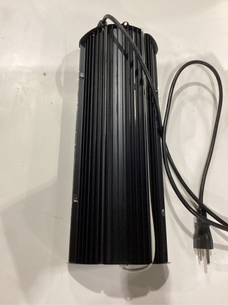 Condition photo showing As Is for Large Chicken Coop Heater Lamp 400W, 12000H Carbon Fiber Chicks Brooder Plate with Adjustable Temperature & Height, Safe Overheat Protection, Ideal for Up to 60 Chicks, Poultry 14x5.6x3 inch 1 pc Black Plus 35CM