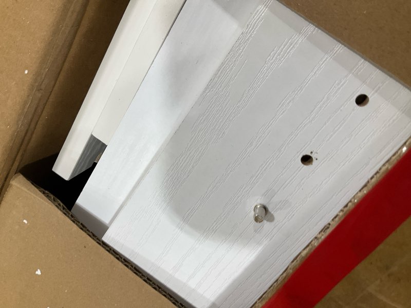 Hzuaneri Bathroom Storage Cabinet, Small Corner Floor Cabinet with Door and Shelves, Narrow Bathroom