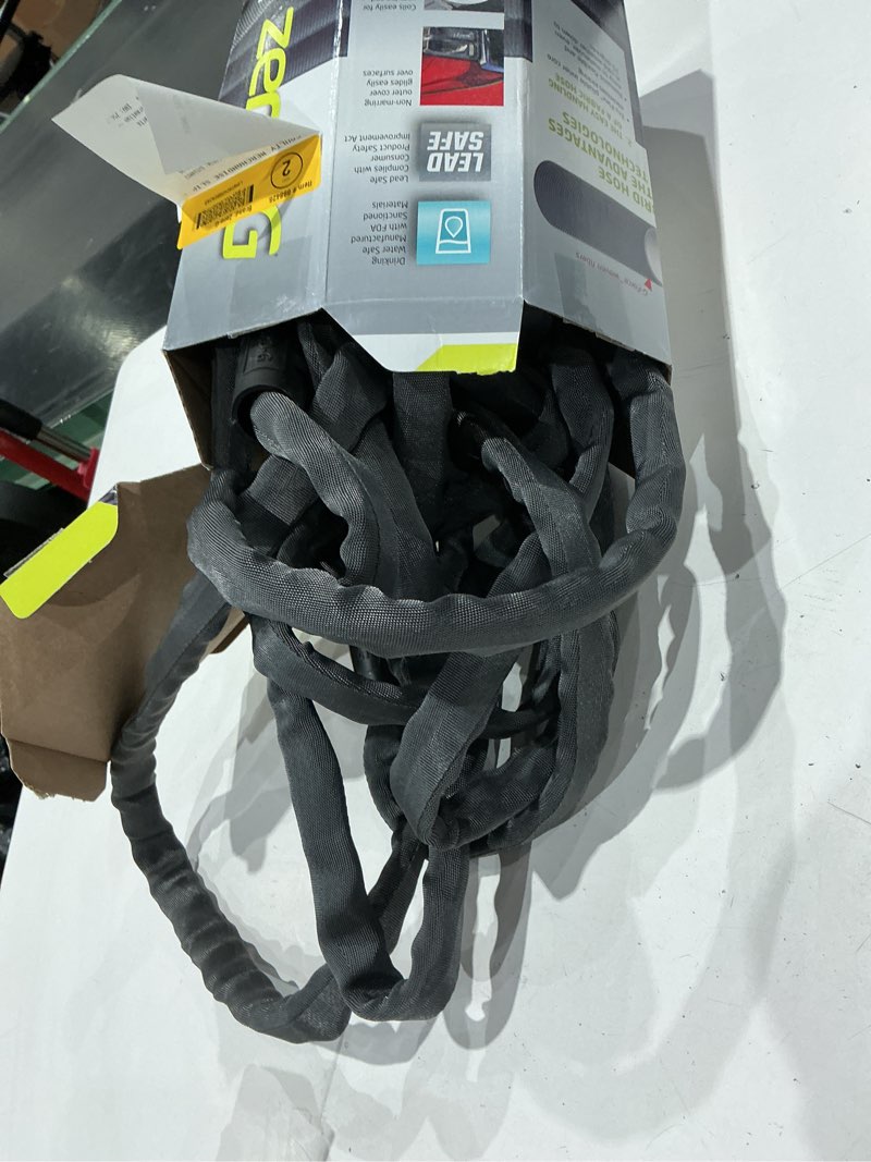 Condition photo showing As Is for zero-g teknor apex 5/8-in x 50-ft premium kink free woven gray hose