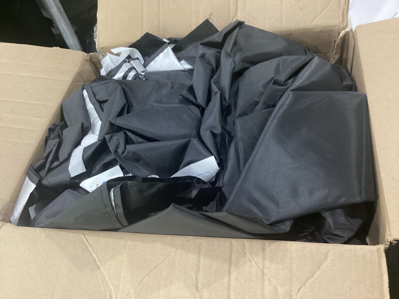 Condition photo showing Good Condition for 4pcs canopy sidewall for 10x10 canopy frame enclosure wall with mesh window replacement side wall for 10x10 pop up tent outdoor party, no frame or top(black)