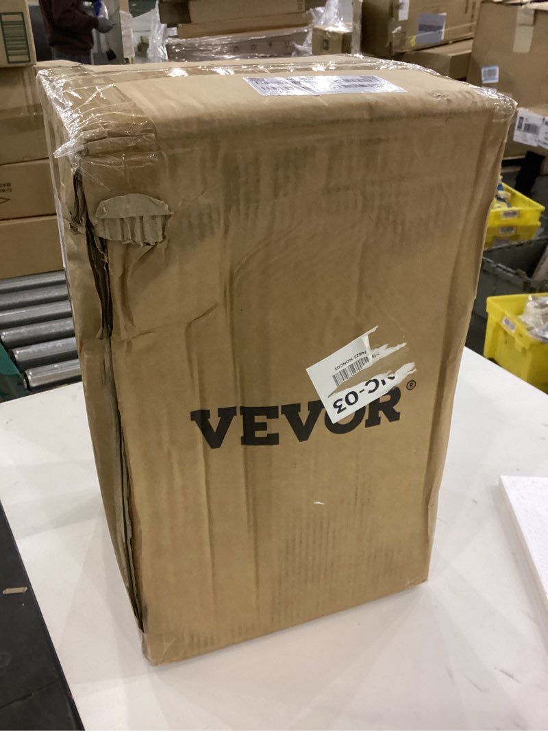 Condition photo showing As Is for VEVOR Water Distiller, 1.1 Gal Distilled Water Machine, 750W Pure Water Distilling w/BPA Free Plastic Container, Water Distillation Kit w/Button, Countertop Distilled Water Maker for Home, White