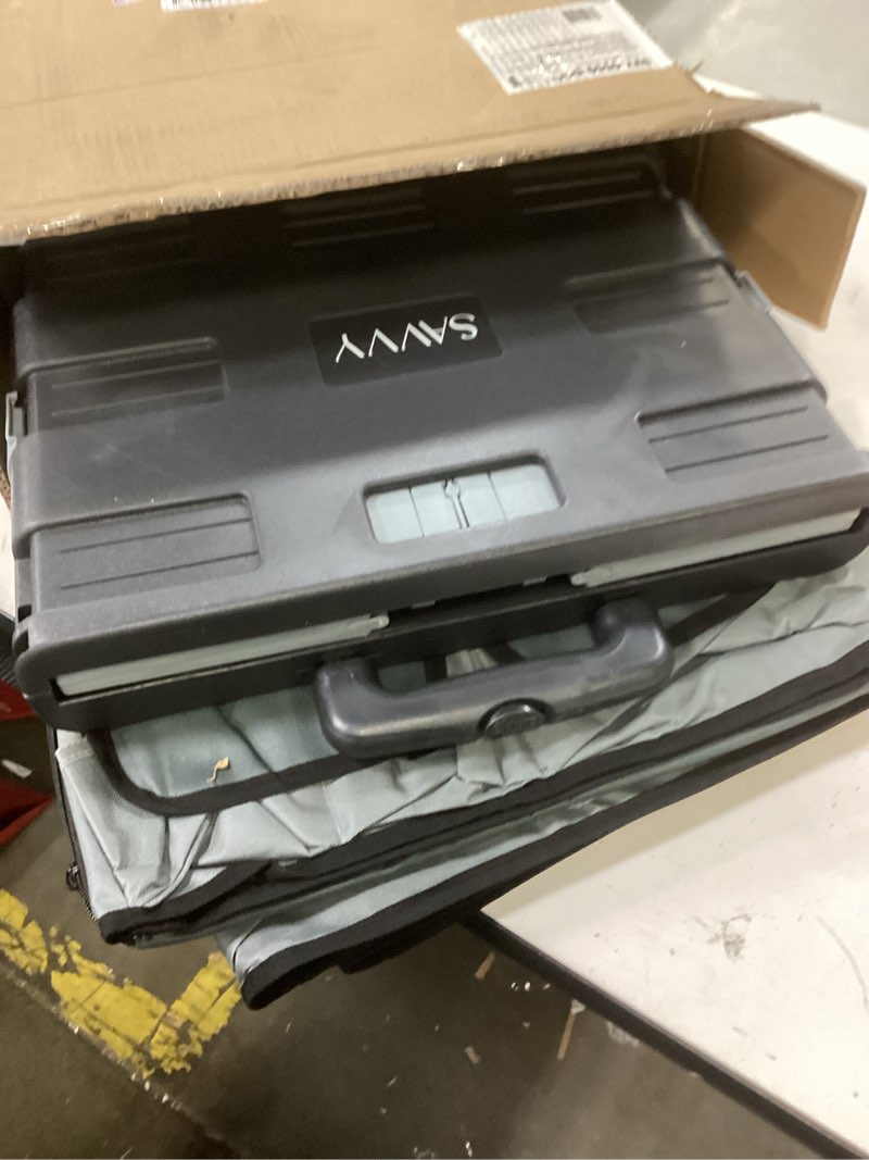 Condition photo showing Good Condition for Mobile Utility Cart with Storage Organizer Bag, Rolling Cart, Dark Grey/Grey