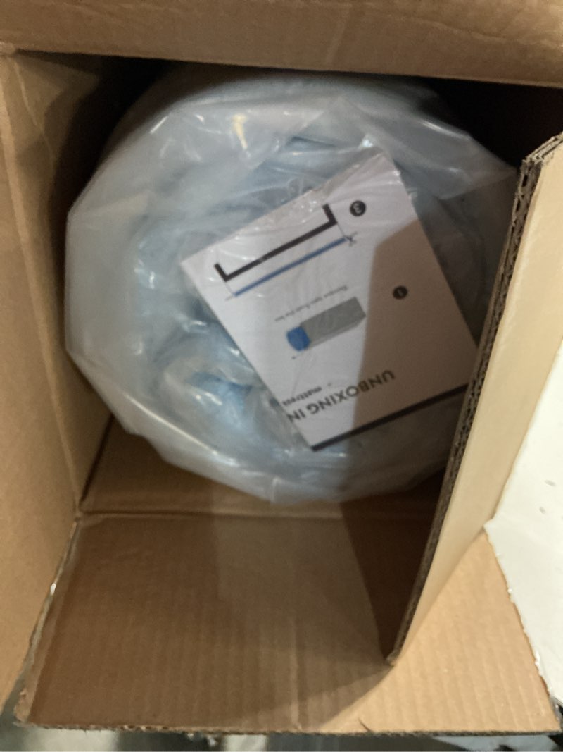 Condition photo showing New/Like New for mellow 4 inch 5-zone memory foam mattress topper, cooling gel infusion, dorm essentials, twin blue 4 inch twin 5-zone