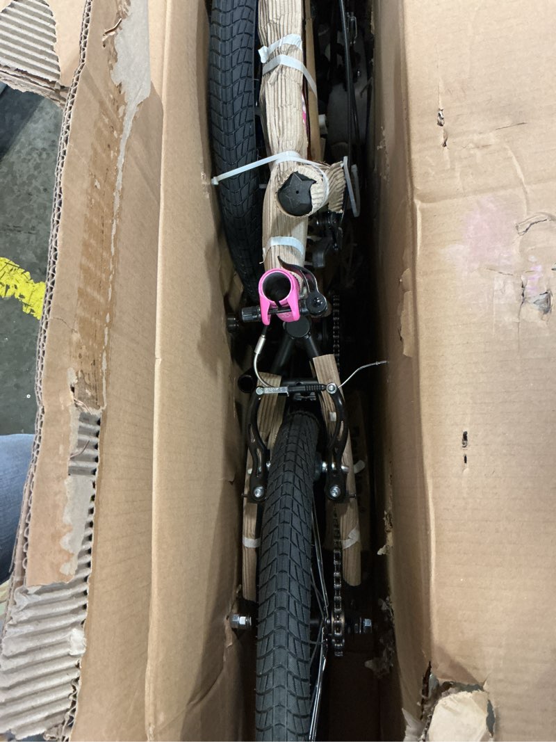 Condition photo showing Good Condition for JOYSTAR 20 Inch Kids' Bike for Boys Girls Ages 7-13 Years Old, Dual-Suspension Kids Mountain Bike with Dual Handbrake & Kickstand, Multiple Colors Pink 20 Inch With Kickstand