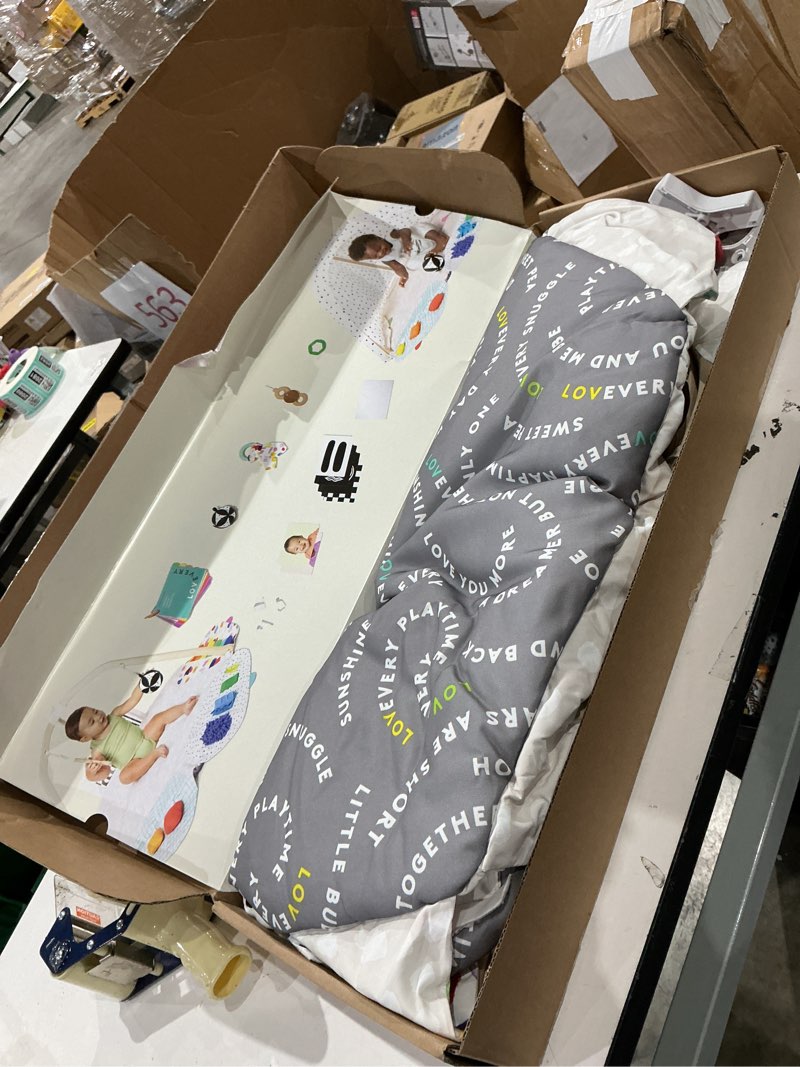 Condition photo showing Good Condition for lovevery | the play gym | award winning for baby , stage-based developmental activity gym & play mat for baby to toddler