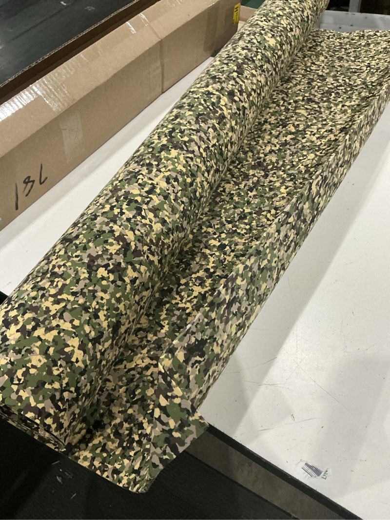 Condition photo showing As Is for camouflage eva foam boat deck sheet marine floor mat yachts canoes swimming pools and golf carts rowing accessories