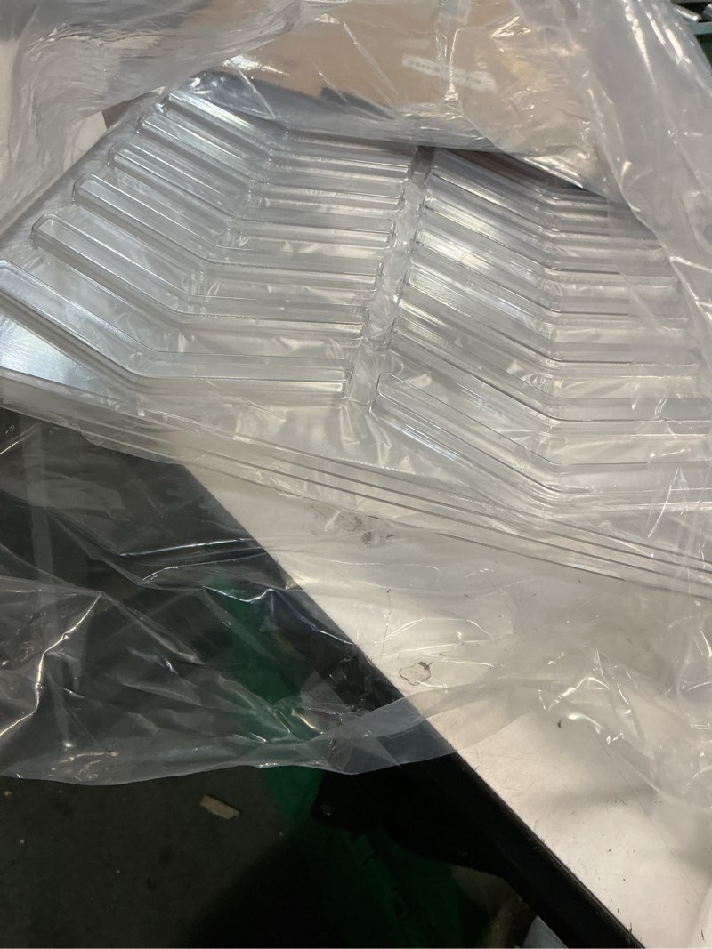 Condition photo showing Good Condition for vent extender for under furniture - 2 pack, floor vent deflectors, 1.5mm thick premium material, vent redirector for metal floor register 10" and 12" long, extends from 17" - 29"