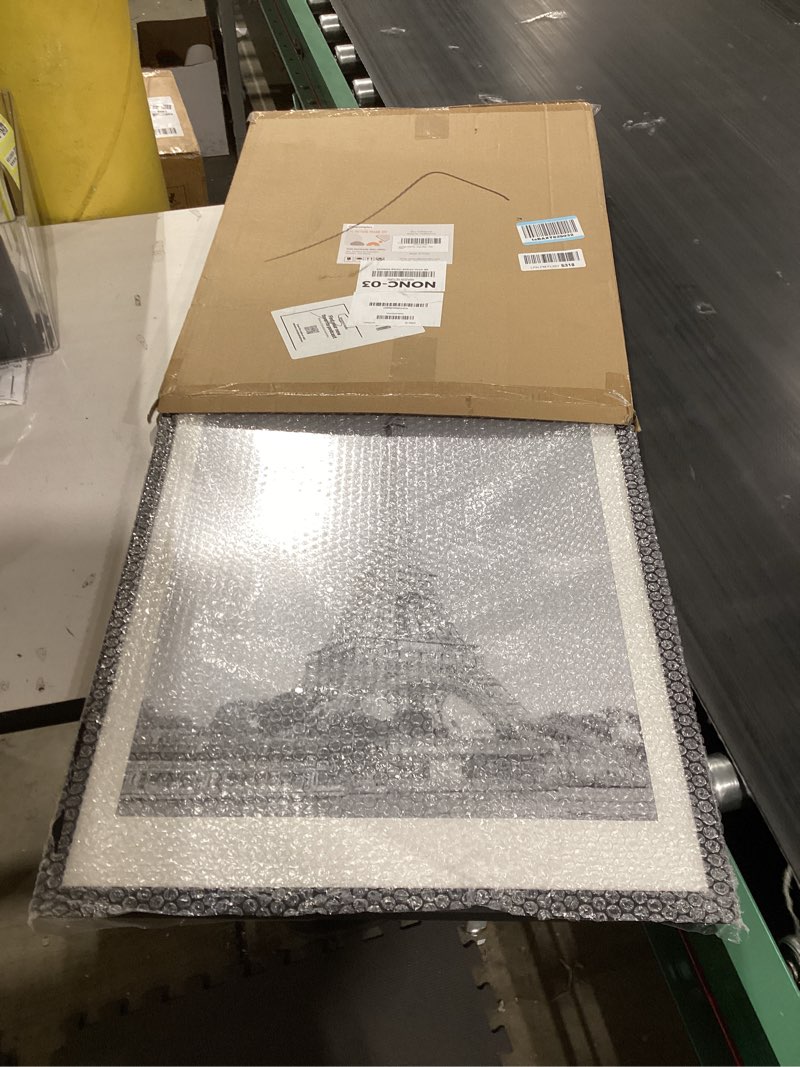 Condition photo showing Good Condition for upsimples 18x24 picture frame, display pictures 16x20 with mat or 18 x 24 without, wall hanging poster frames, black, 1 pack