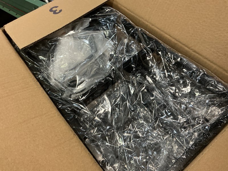 Condition photo showing Good Condition for Pots and Pans Organizer Under Cabinet, Expandable Length, Adjustable Height Under Sink Shelf 2 Tier with 5 Dividers Under Cabinet Shelf, Metal Frame for Bathroom Kitchen Pantry Cabinet (Black)