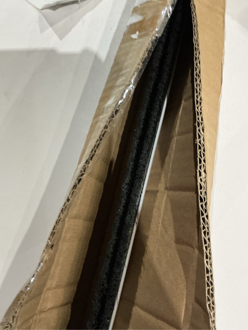 Condition photo showing Good Condition for frienda 2 set door brush bottom sweep brush weather stripping aluminum door seal with screws for gaps up to 1 inch, for home, commercial gate, fill gaps dust, debris (1 x 36 inch,white) 1 x 36 inch white 2