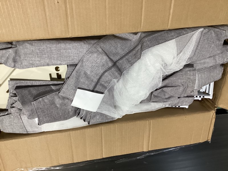 Condition photo showing Good Condition for 3-piece queen size bed rail for toddlers - adjustable baby bed rail guard, kids safety bed rail for queen size bed (78.7"x78.7"x60"-grey) grey 3-piece queen size (78.7" x 78.7" x 60")