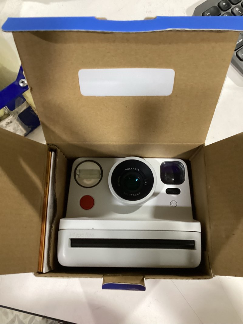 Condition photo showing New/Like New for polaroid now i-type instant camera - white (renewed premium)