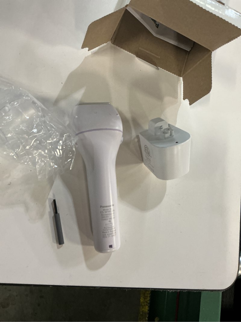 Condition photo showing As Is for panasonic 3-blade electric shaver for women with pop-up trimmer  wet/dry - es-wwl6a