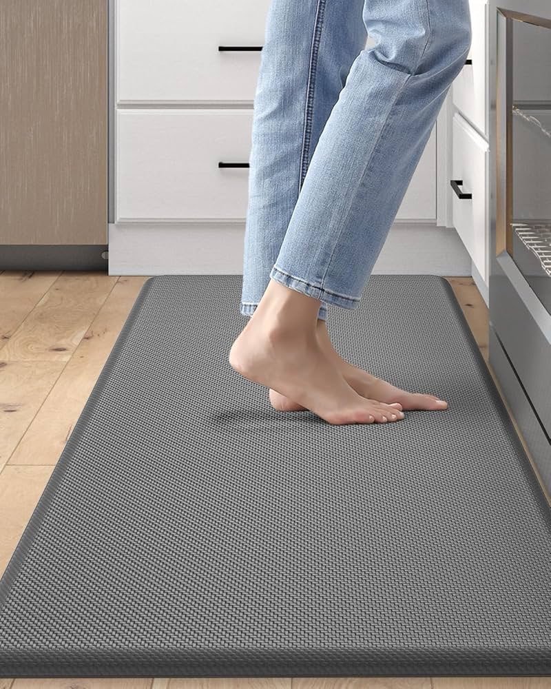 DEXI Kitchen Mat Cushioned Anti Fatigue, Non Slip Waterproof Comfort Standing Floor Rug for Kitchen,