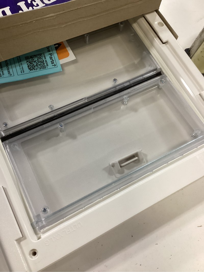 Condition photo showing Good Condition for Ideal Pet Products Air Seal Pet Door with Telescoping Frame, Large, 10.25" x 15.75" Flap Size Large - 10.25" x 15.75" Flap Size