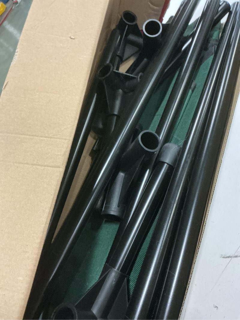 Condition photo showing Good Condition for K&H Pet Products Outdoor Elevated Dog Cot, Breathable Cooling Elevated Cot Hammock Pet Bed for XL Dogs, Washable Mesh Cover, Raised Metal Frame, Collapsible, Portable - Extra-Large 50 X 32in Green Green/Black Mesh X-Large 50"L x 32"W