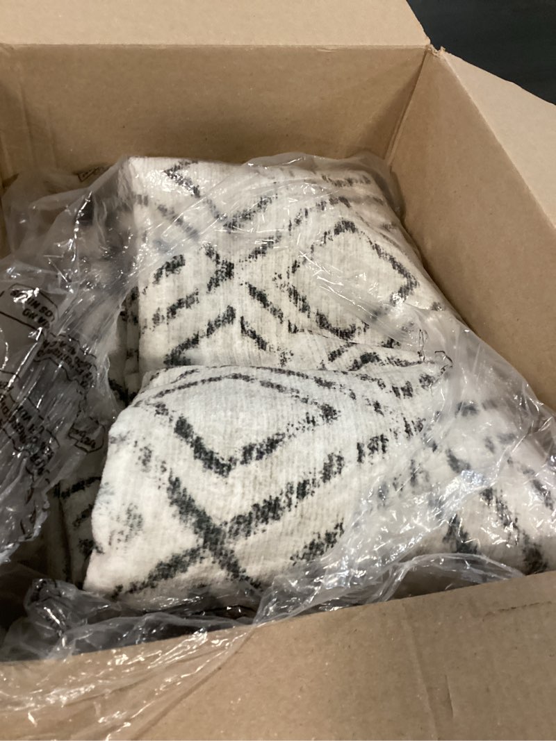 Condition photo showing Good Condition for BYYVOO 7x9 Area Rug for Living Room - Washable Rugs Moroccan Non-Slip Pet Friendly Stain Resistant C