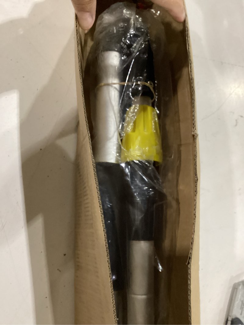 Condition photo showing Good Condition for 24ft reach gutter cleaning tools from ground, 16ft telescoping rain gutter cleaner with 360° rotating metal nozzle, brass shut-off valve, leak-proof hose attachment for garden hose