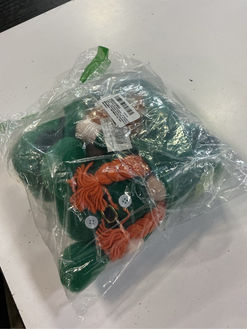Condition photo showing Good Condition for st patricks day decorations - st patricks day decor - leprechaun stuffy doll, st patrick's day plush shamrock gnomes decorations for home, office - st. patricks day table centerpiece - irish gifts
