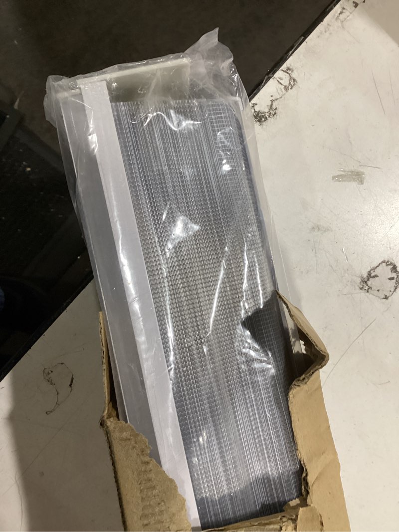 Condition photo showing Good Condition for Joydeco Cordless Zebra Blinds for Windows, Dual Layer Free-Stop Zebra Shades Privacy Light Control for Day and Night, Light Filtering Sheer Blinds for Indoor Windows (Grey, 32" W x 75" H) Grey 32" W x 75" H Ready Made