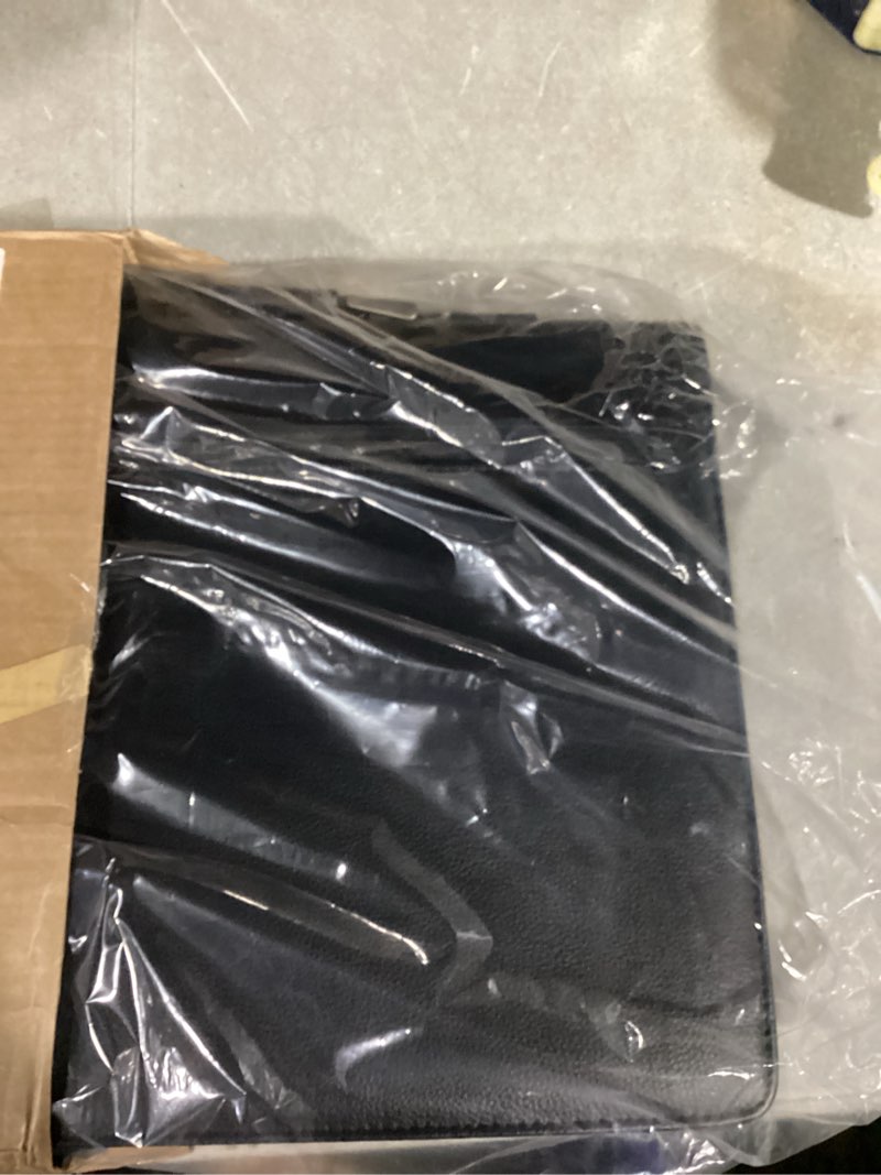 Condition photo showing Good Condition for Mens Leather Briefcases Office Attorney Attache Case Ideal Gift Messenger Bag w/Padded Compartment,Black Black - Fits 15.6" Laptop